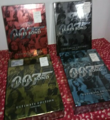 James Bond 007 Ultimate Edition DVD Volume 1 2 3 & 4