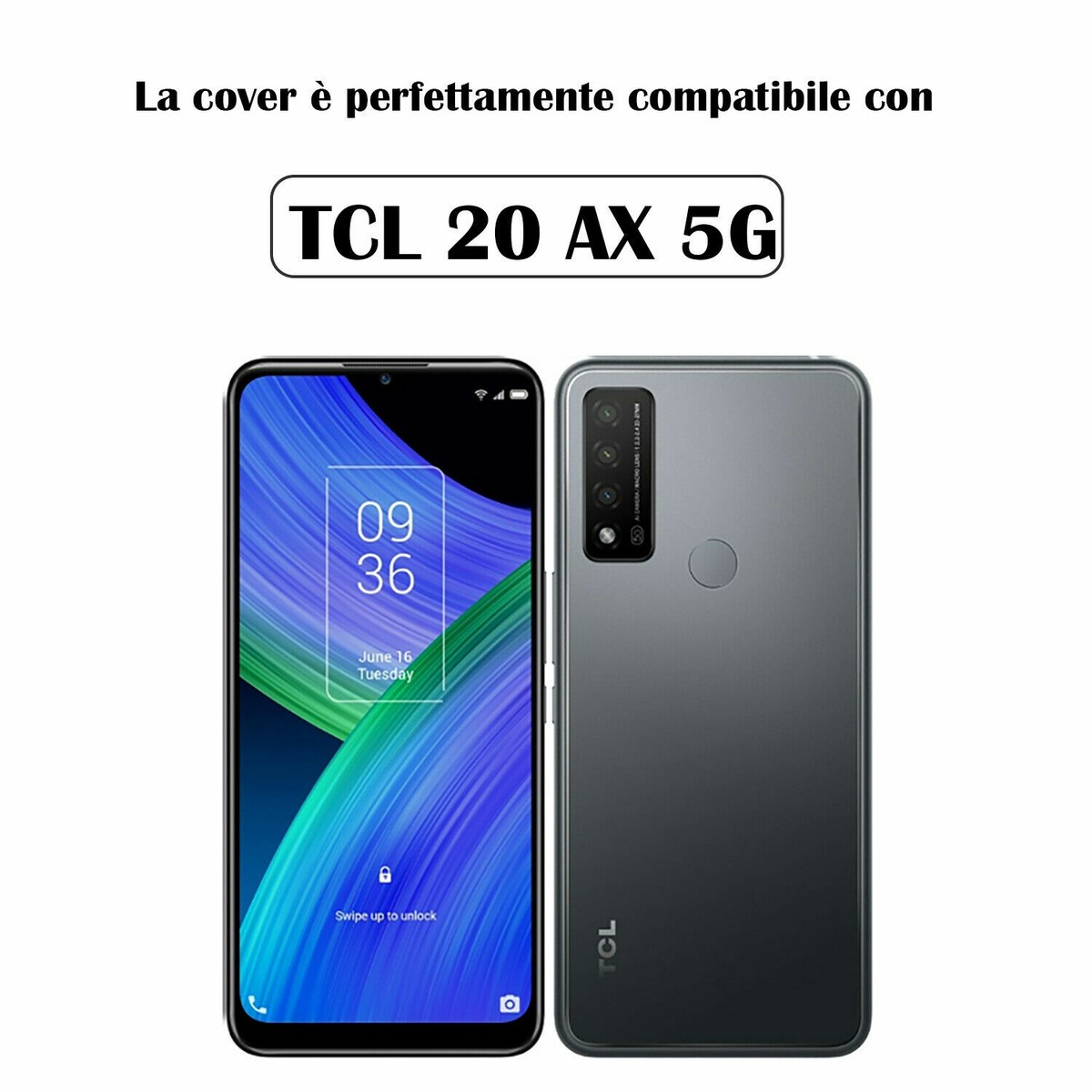 Mixroom - Cover Custodia Back case In TPU Silicone Morbida Per HUAWEI P30 LITE Fantasia Calcio E82