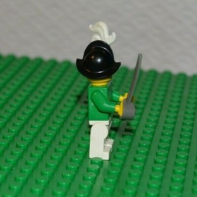 LEGO Pirates Green Imperial Armada Captain Minifigure Hat Plume 6280 6291 -PI014