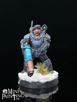 Warhammer 40k Tempestus Scions Astra Militarum Imperial Guard gut bemalt AN25
