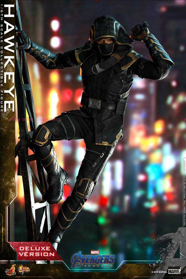 Estatua HotToys HT MMS532 escala 1/6 Avengers: Endgame Hawkeye versión de lujo Foto 4 de 4