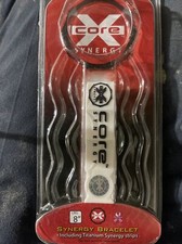 Core Synergy Bracelet 8" Black/Yellow Including Titanium Synergy Strip NEW LQQK 