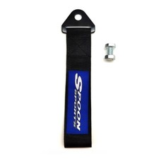 Spoon Sports Black Tow Strap Belt Rope for Honda Integra S2000 Civic Accord Jazz