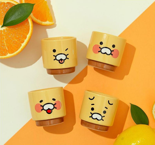 KAKAO FRIENDS Choonsik Mini Soju Cup x4 - Ma petite Corée