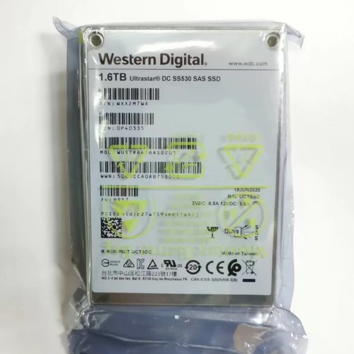 1.6TB SSD WD SAS 12GB 3DWPD 9410TBW Ultrastar DC SS530 WUSTR6416ASS201 UCTSSC - Picture 2 of 3