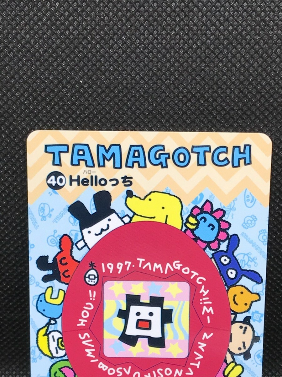 Hellotchi No.40 Tamagotchi Carddass 1997 Bandai Anime Japan Very