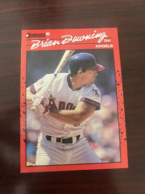 1990 Donruss Brian Downing #352 California Angels NM-MINT 