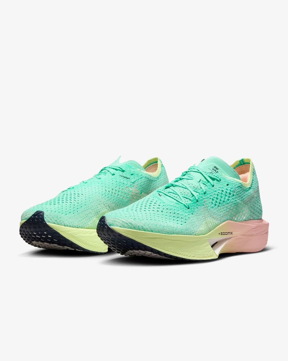 ナイキしゅーず New Nike Women's ZoomX Vaporfly 3 Shoes - Mint Foam/ Sunset Tint