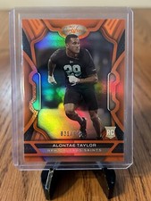 Alontae Taylor #186 Panini 2022 Certified Football Orang Prizm #d /149 Rookie RC