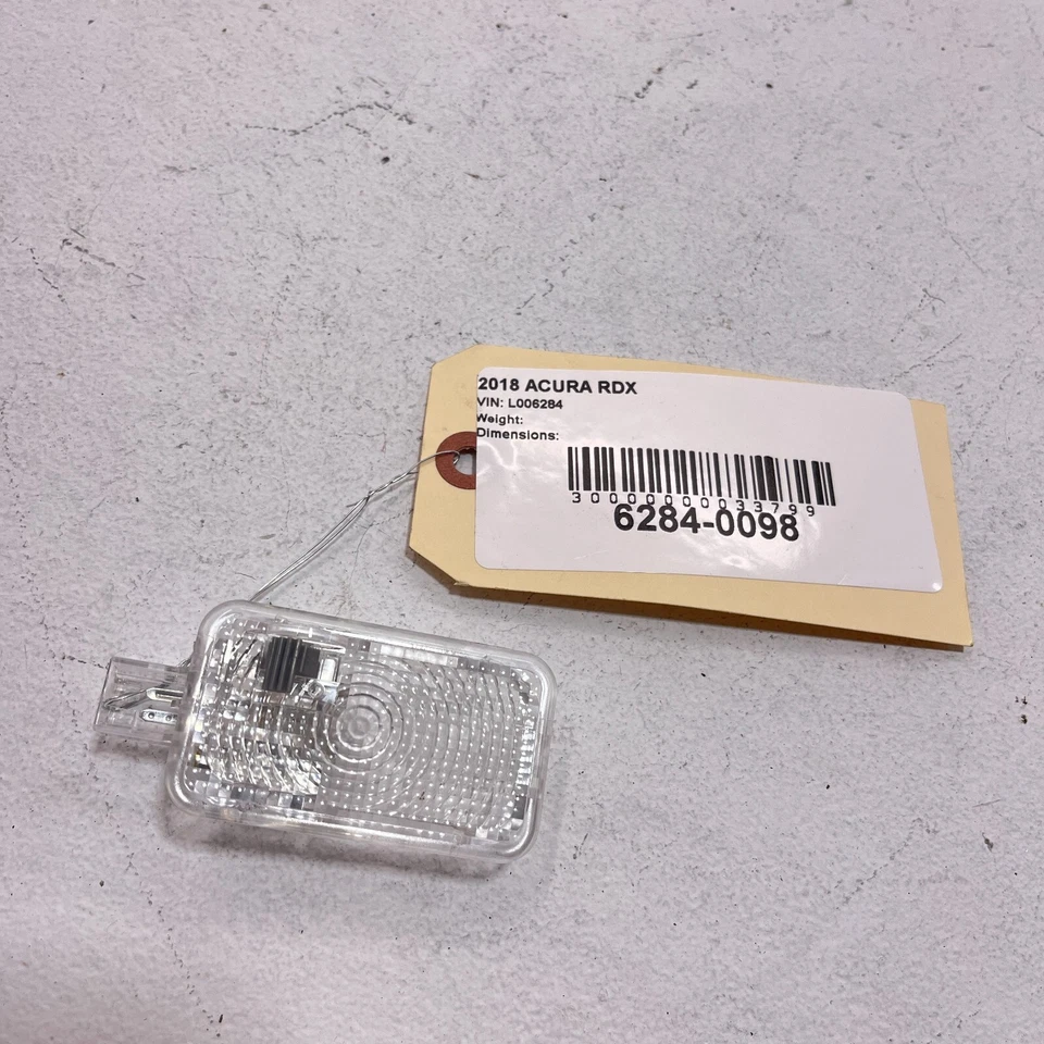 Lente de luz de puerta trasera Acura RDX 2013-2018 OEM 1 PIEZA Foto 2 de 4