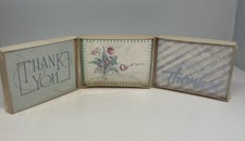 Cards Thank You w Envelopes Lot of 3 Boxed 24 Total American Greetings VTG USA