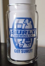 Surly Brewing Co Get Surly! Minneapolis, MN Taster Sampler Glass
