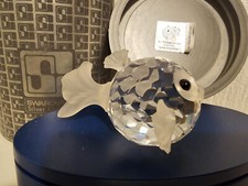 SWAROVSKI CRYSTAL SOUTH SEA 'LARGE BLOW/PUFFER FISH' 