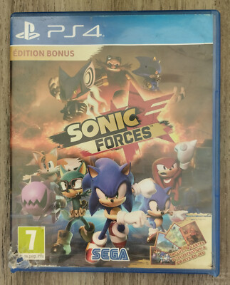 Jeu PS4 Sonic Forces Edition Bonus – Neuf Sous Blister, Version Française, Jamais Ouvert
