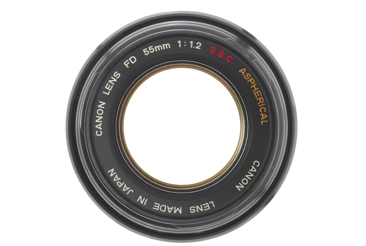 レンズ(単焦点) Canon FD 55mm f/1.2 S.S.C NEAR MINT】 CANON FD 55mm F/1.2 S.S.C. SSC Aspherical MF