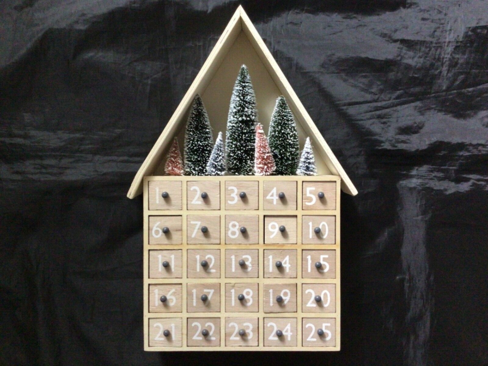 WEST ELM WOOD ADVENT HOUSE CHRISTMAS COUNTDOWN CALENDAR NEW ISSUE | eBay