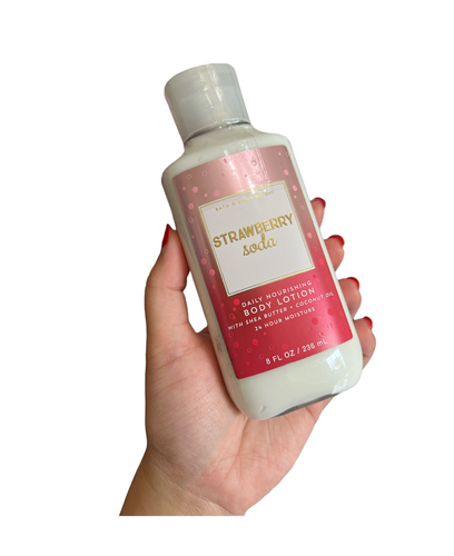 STRAWBERRY SODA by BATH AND BODY WORKS BODY LOTION, 8 FL OZ FULL SIZE,BN