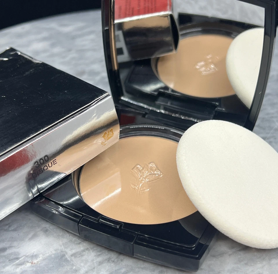 Lancome Translucence Mattifying Silky Pressed Powder 300 Bisque 0.35 oz NIB - Image 2 of 4