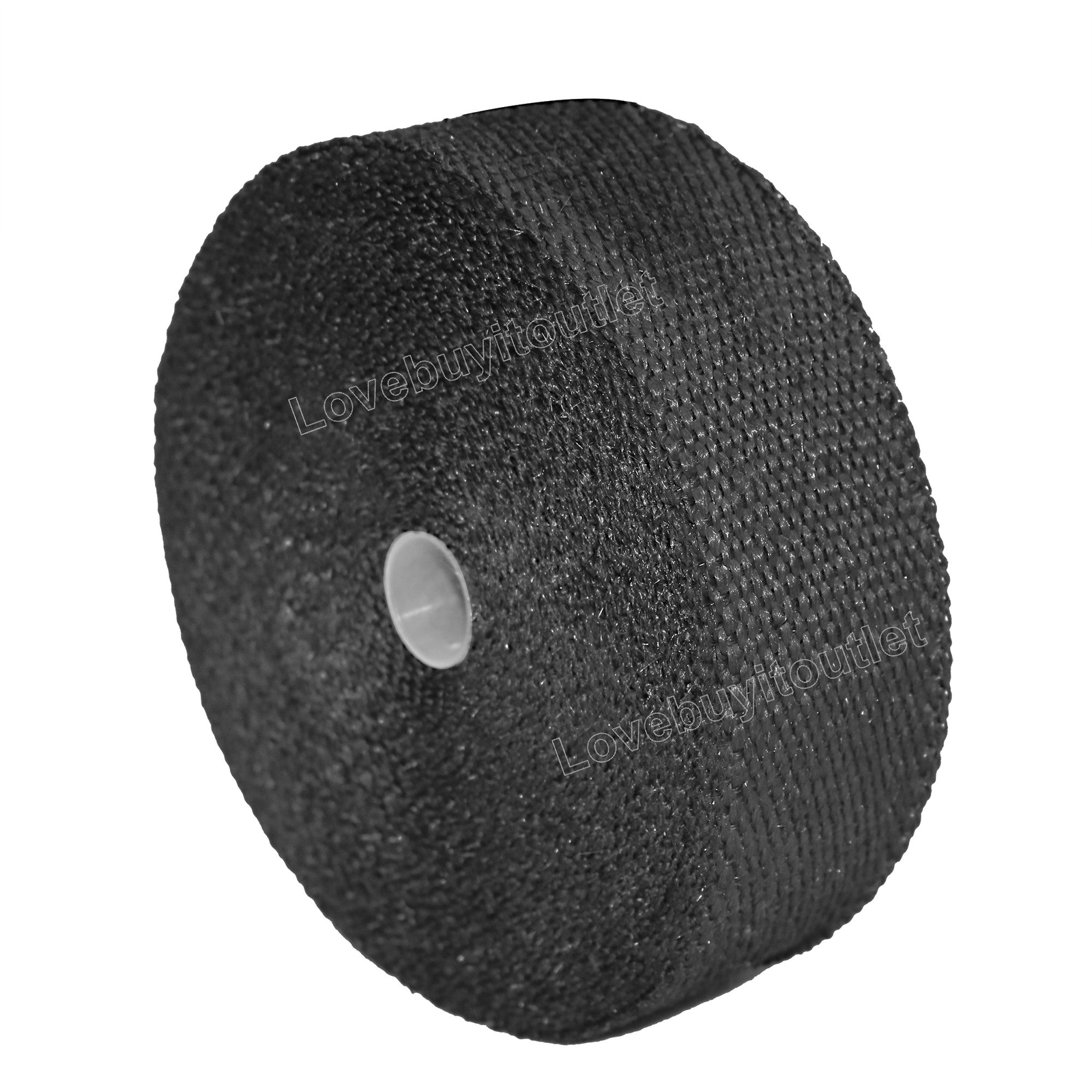 2 Pack 2'' x 50ft Titanium Exhaust Heat Wrap Kit with Metal Ties Heat