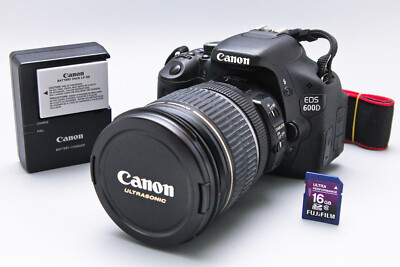 Canon EOS 600D + 50mm & 18-55mm レンズセット Canon 17-55mm f/2.8 IS USM Lens + Canon 600D 18.0 MP Digital SLR
