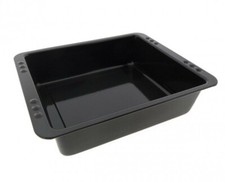 AUFLAUFFORM EMAILLE TIEF (3466) 28,5x23 cm BRÄTER RAINE EMAILLIERT OFENPFANNE