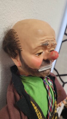 Vintage Emmett Kelly “Willie the Clown” Doll 1950s Rare