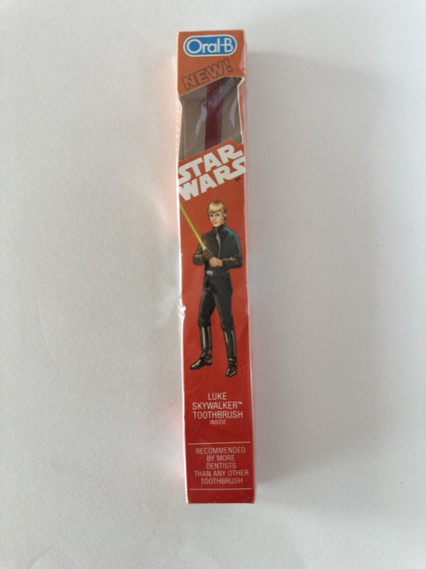 1983 StarWars Oral-b Luke Skywalker Toothbrush In Original Packaging