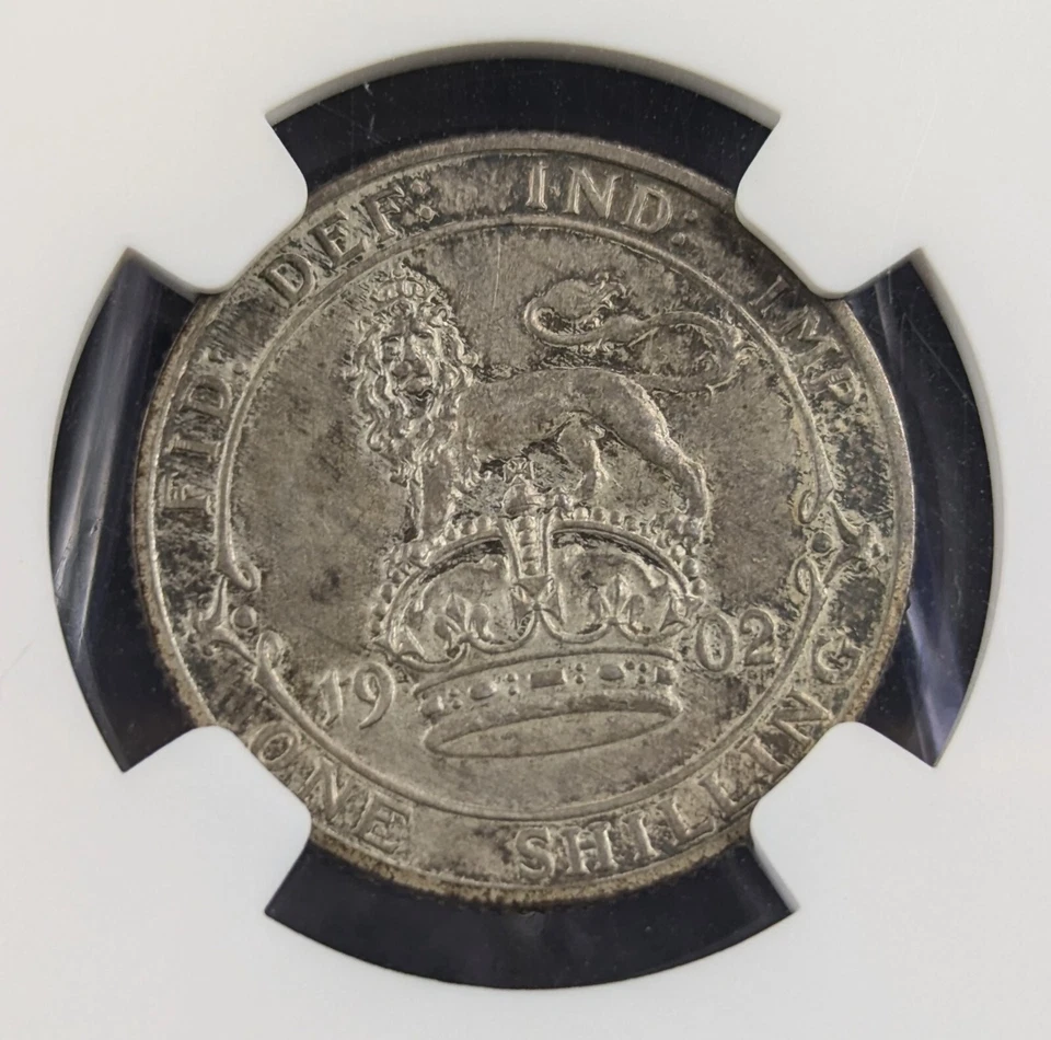 Beautiful 1902 Matte Proof Edward VII Shilling - Great Britain - NGC PF63 Matte - Image 4 of 4