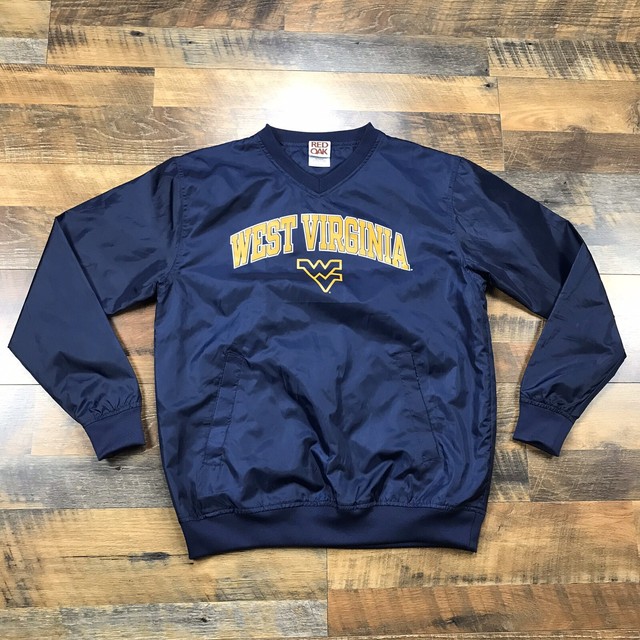 West Virginia Mountaineers Vintage Windbreaker Jacket Mens Size Small