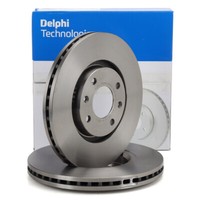Delphi BG3622 Bremsscheiben Satz FüR Citroen C3 C4 Peugeot 206 207 307 308 Vorne