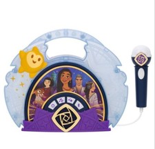 Disney WISH Sing Along Boombox Bluetooth With Real Working Microphone