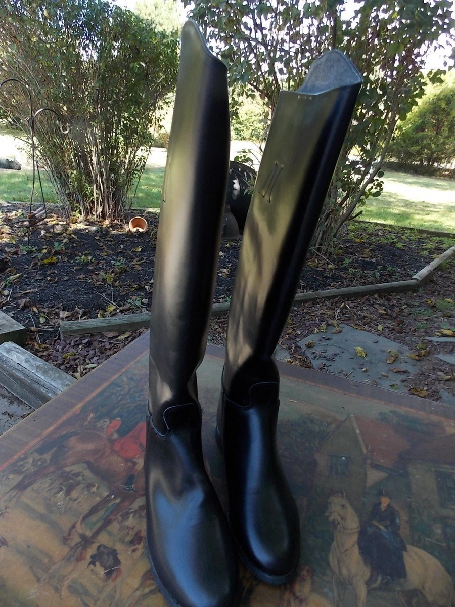 TELFORD DEVON ARIE LADIES BLACK DRESS BOOTS 6.5 REGULAR LEATHER UPPERS