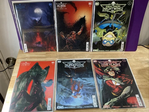 DC Knight Terrors Issue #1 Lot Batman Superman Flash Nightwing Catwoman Robin