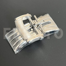 18mm Steel Butterfly Buckle Clasp Fits ZENITH Watch Band Strap