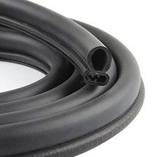 Car Door Seal Strip with Top Bulb, PVC Plastic Trim with EPDM Rubber 20Ft