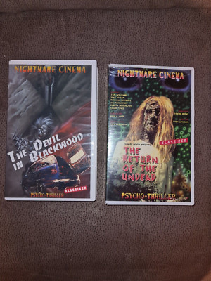 VHS Film RARITÄT: THE DEVIL IN BLACKWOOD (1980) UNCUT The Return of the Undead