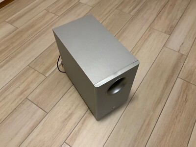 Canton Subwoofer CD 1 SC, silber, aktiv, powered Bass, gebraucht, Bassbox
