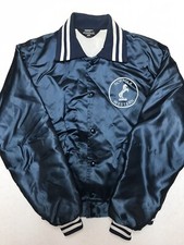 VTG Norfolk Western Southern Railroad Blue Windbreaker Windless Jacket Size L