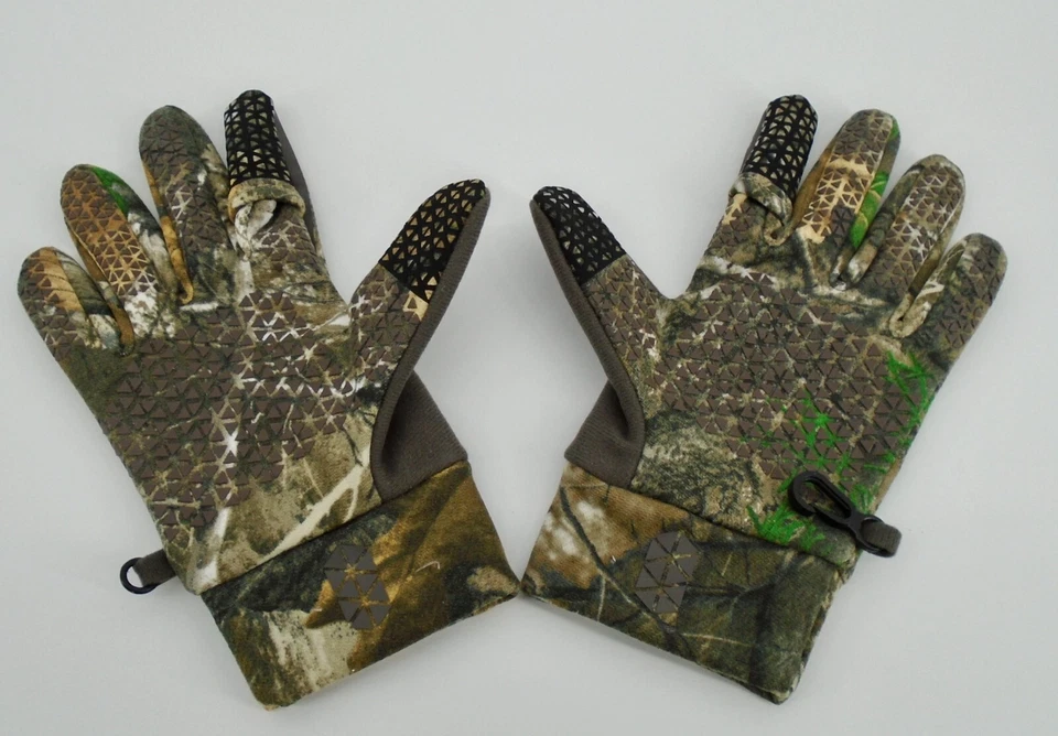 Under Armour UA Early Season ColdGear® Forest Camo Fleece Gloves Mens Small - Image 3 of 4