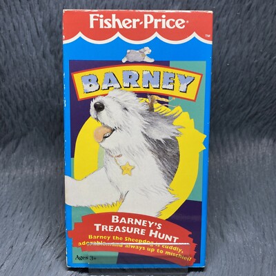 Barney's Treasure Hunt VHS 1992 Goodtimes Home Video Fisher-Price