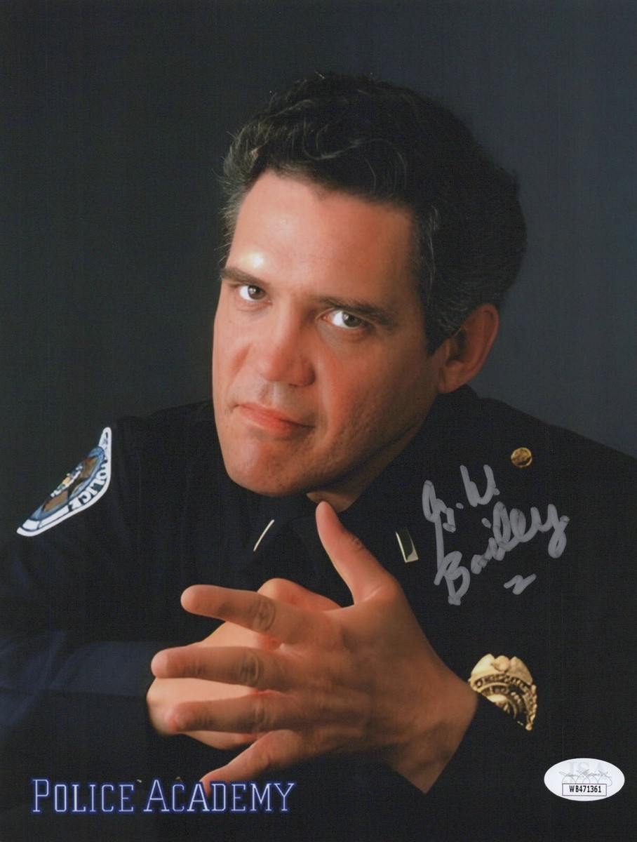 GW BAILEY Hand Signed POLICE ACADEMY 8x10 Photo AUTHENTIC