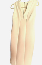Calvin Klein Women's  Scuba Sheath Dress Sz 4, Light Blush Lined