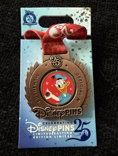 Disney Pins WDW 25th Anniversary Donald Duck Limited Edition Single Pin