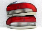 1992 2000 JDM SUBARU IMPREZA GC8 SILVER TRIM TAIL LIGHTS SET RARE ITEM OEM
