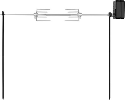 only fire Spit Rotisserie for Outdoor Campfire Grilling, Without Support Legs 