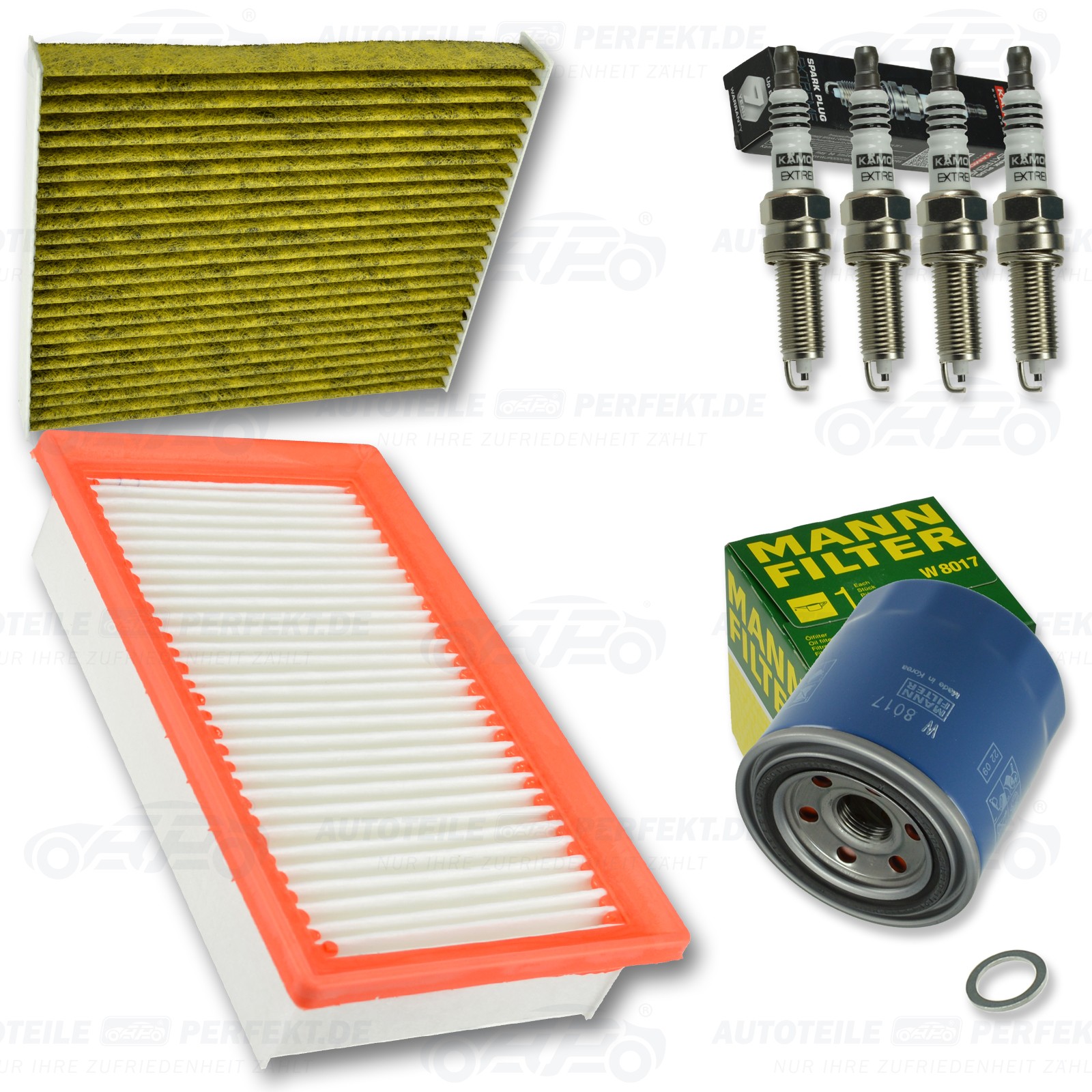 Inspektionskit Filter Satz Paket M (Ab) Kia Rio Stonic 1,6 Mpi Ab 2017-image