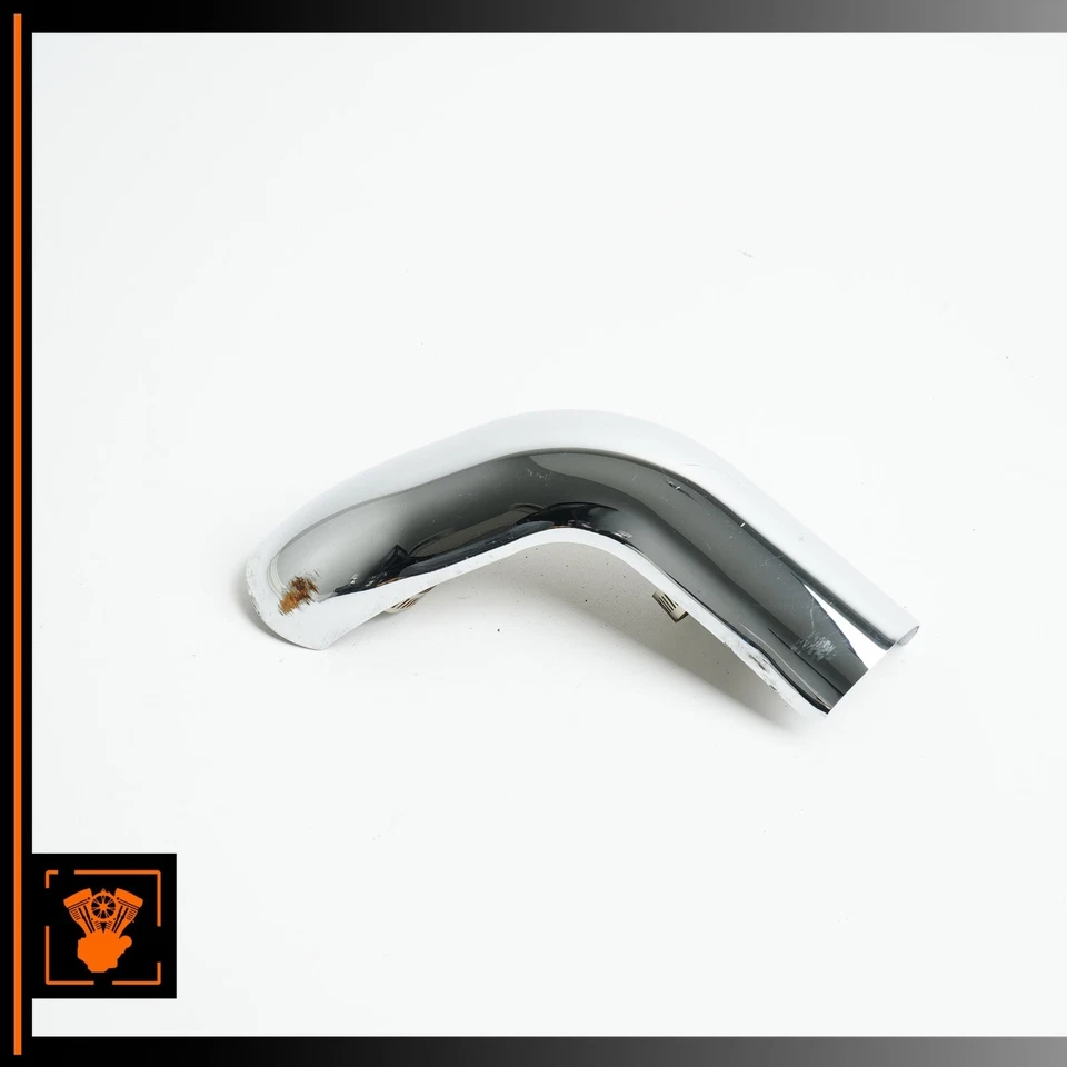 Harley Electra Glide 2010 cubierta de cabezal de escape trasero protector cromado 65636-09 OEM Foto 2 de 4