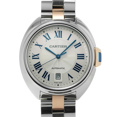 CARTIER Clé De Cartier 40Mm W2CL0002 Silver Men's Used