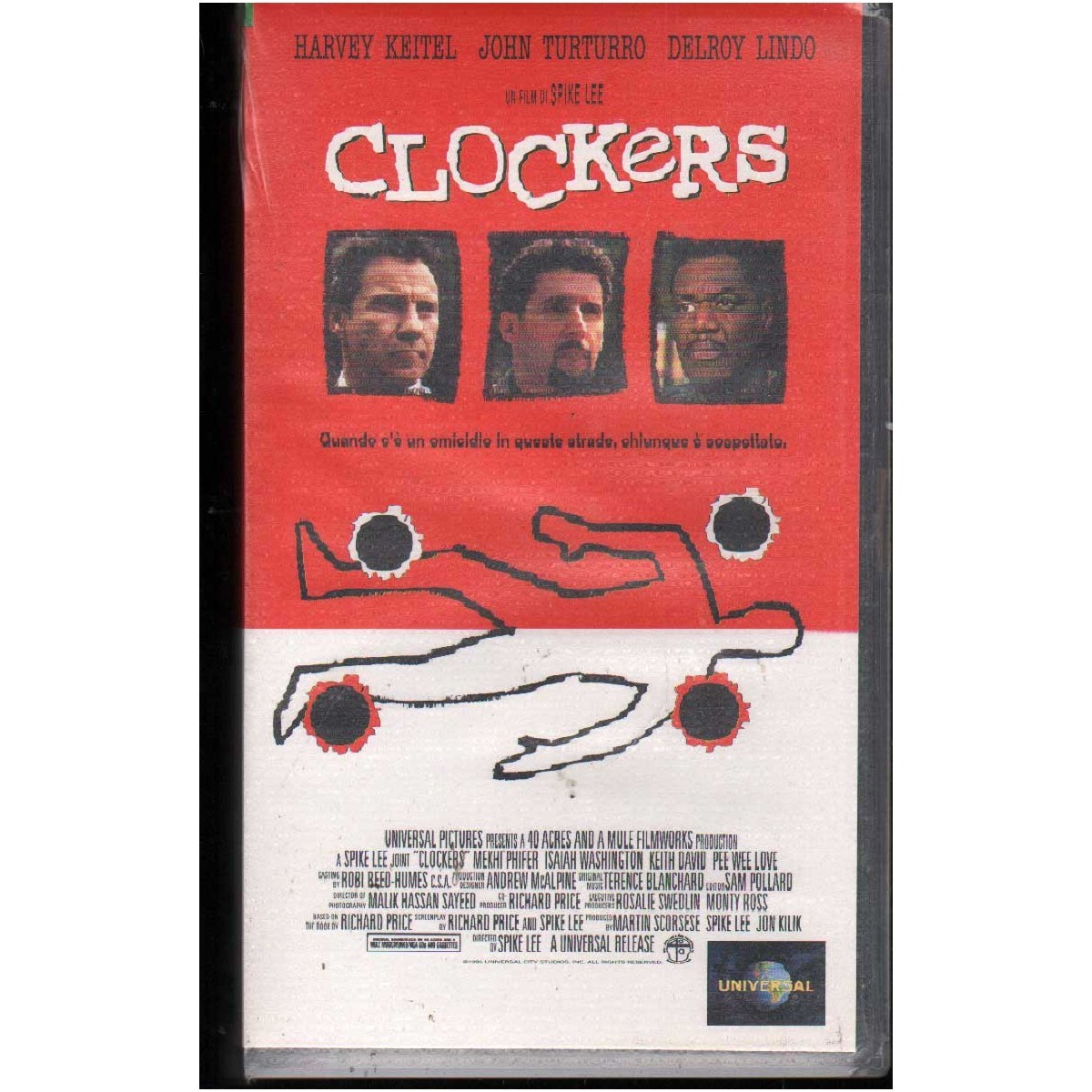 Spike Lee Univideo VHS Clockers - 70537 Sealed