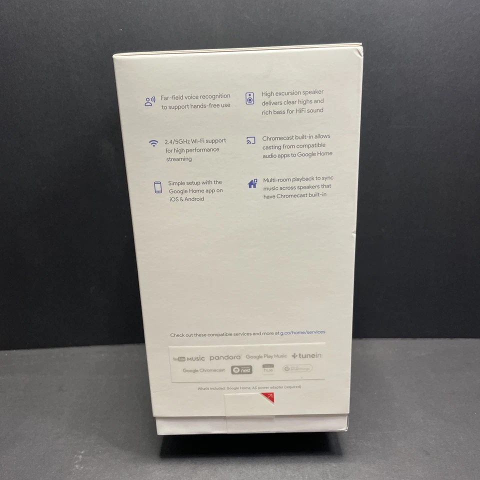 Altavoz asistente inteligente activado por voz en el hogar GOOGLE nuevo sellado por favor ver fotos Foto 4 de 4